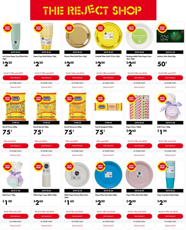 The Reject Shop Catalogue from 09/06/2022