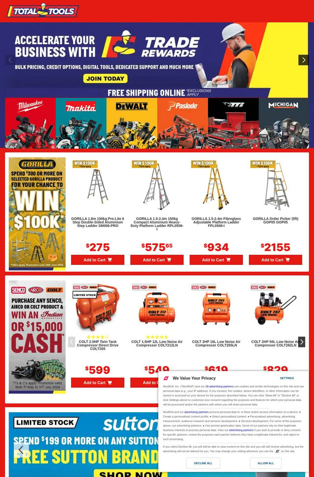 Total Tools Catalogue from 13/05/2024
