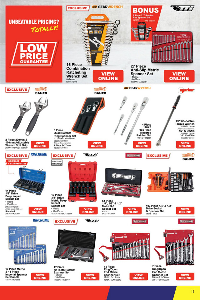 Total Tools Catalogue from 22/05/2024