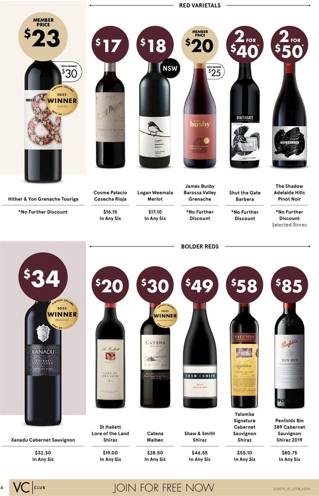 Vintage Cellars Catalogue from 27/04/2022