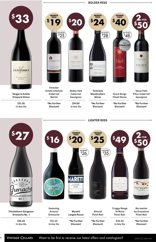 Vintage Cellars Catalogue from 20/07/2022