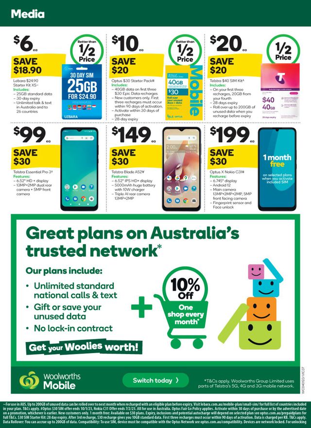 Woolworths Catalogue from 04/01/2023