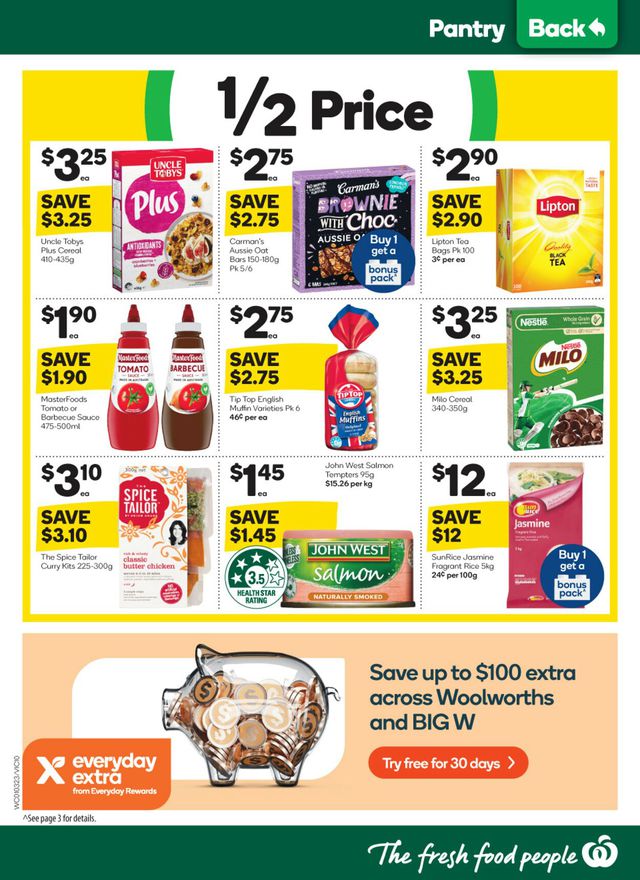 Woolworths Catalogue from 01/03/2023