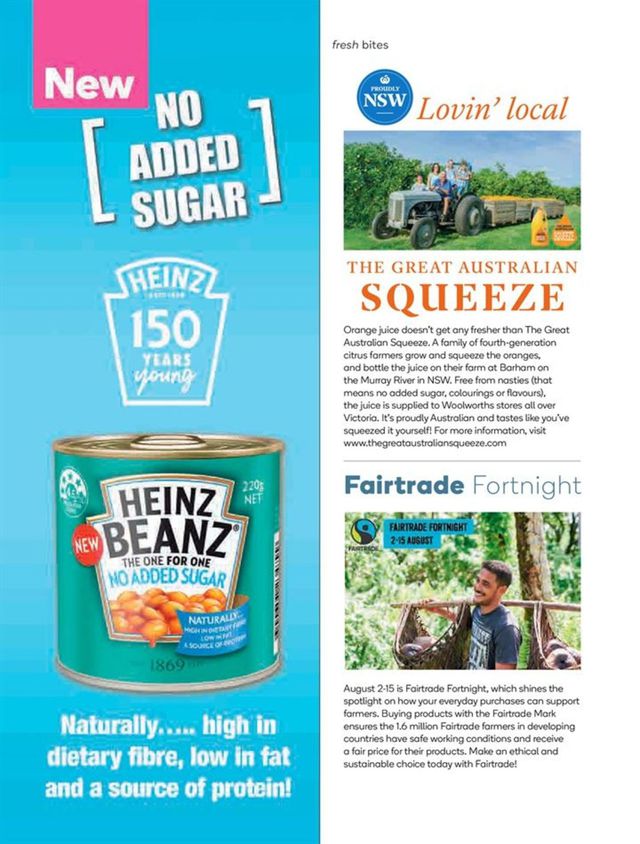 Woolworths Catalogue from 01/08/2019