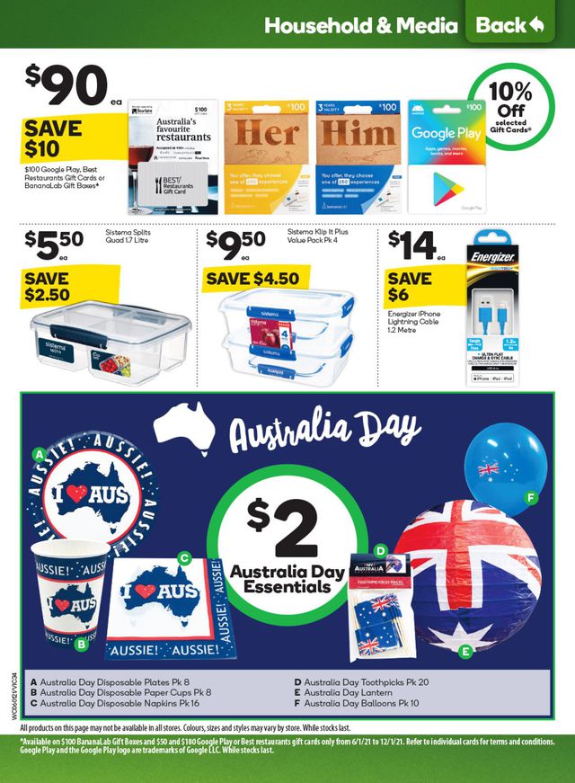 Woolworths Catalogue from 06/01/2021