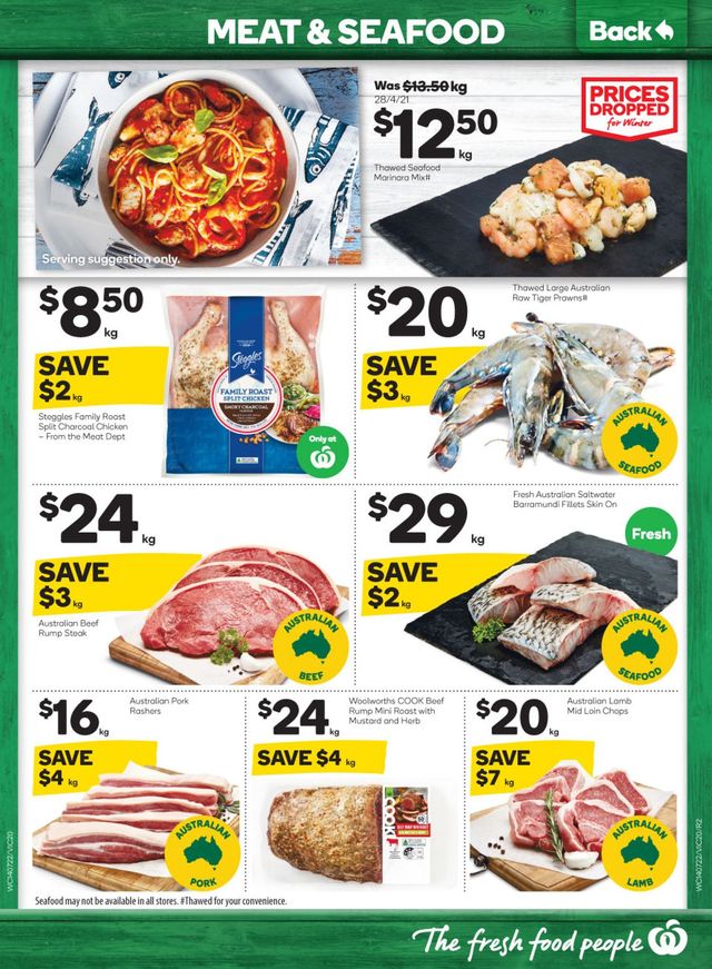 Woolworths Catalogue from 14/07/2021