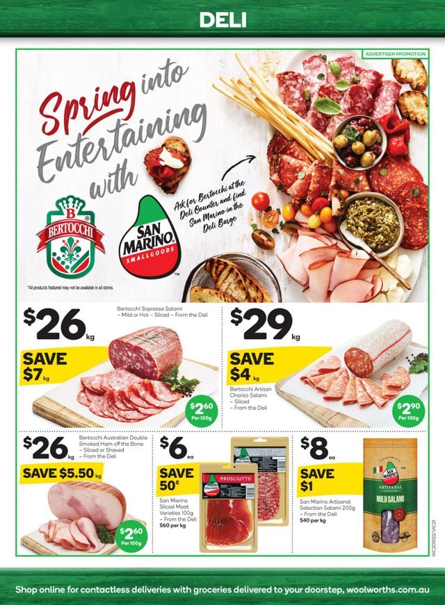 Woolworths Catalogue from 20/10/2021