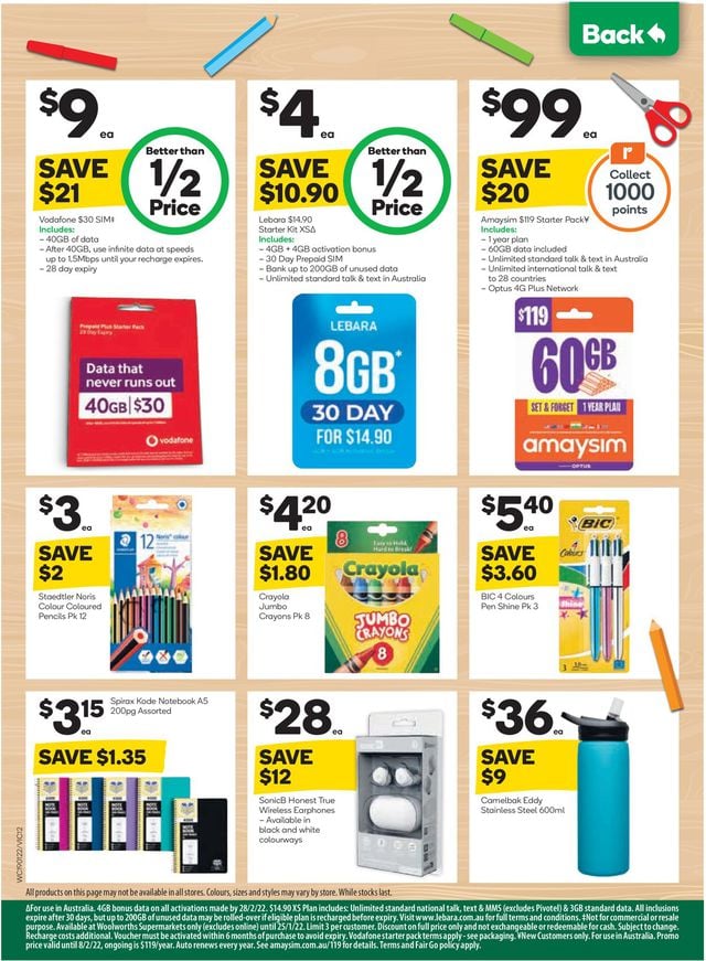 Woolworths Catalogue from 19/01/2022
