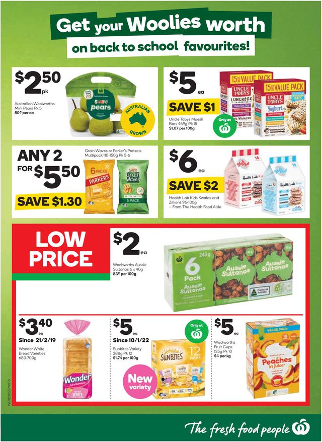 Woolworths Catalogue from 02/02/2022