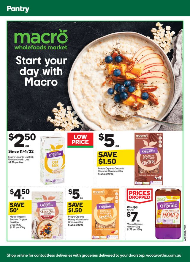 Woolworths Catalogue from 20/04/2022