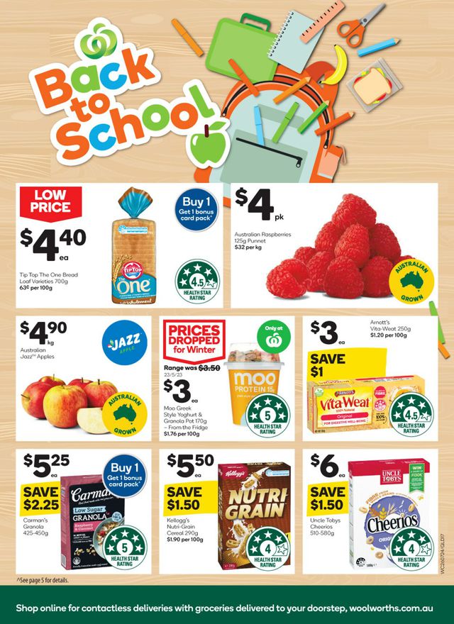 Woolworths Catalogue from 26/07/2023