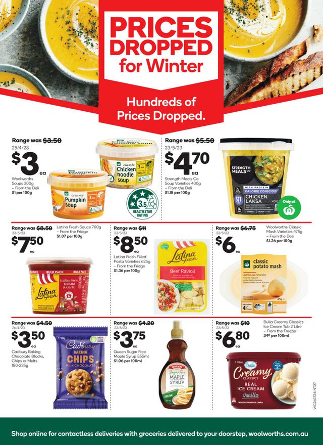 Woolworths Catalogue from 26/07/2023