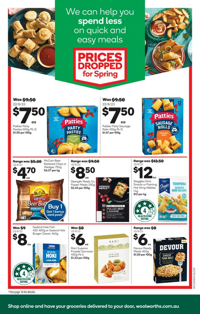 Woolworths Catalogue from 23/08/2023