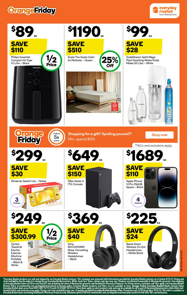 Woolworths Catalogue from 22/11/2023