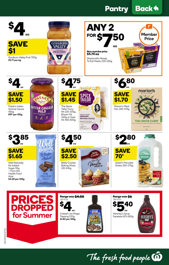 Woolworths Catalogue from 10/01/2024
