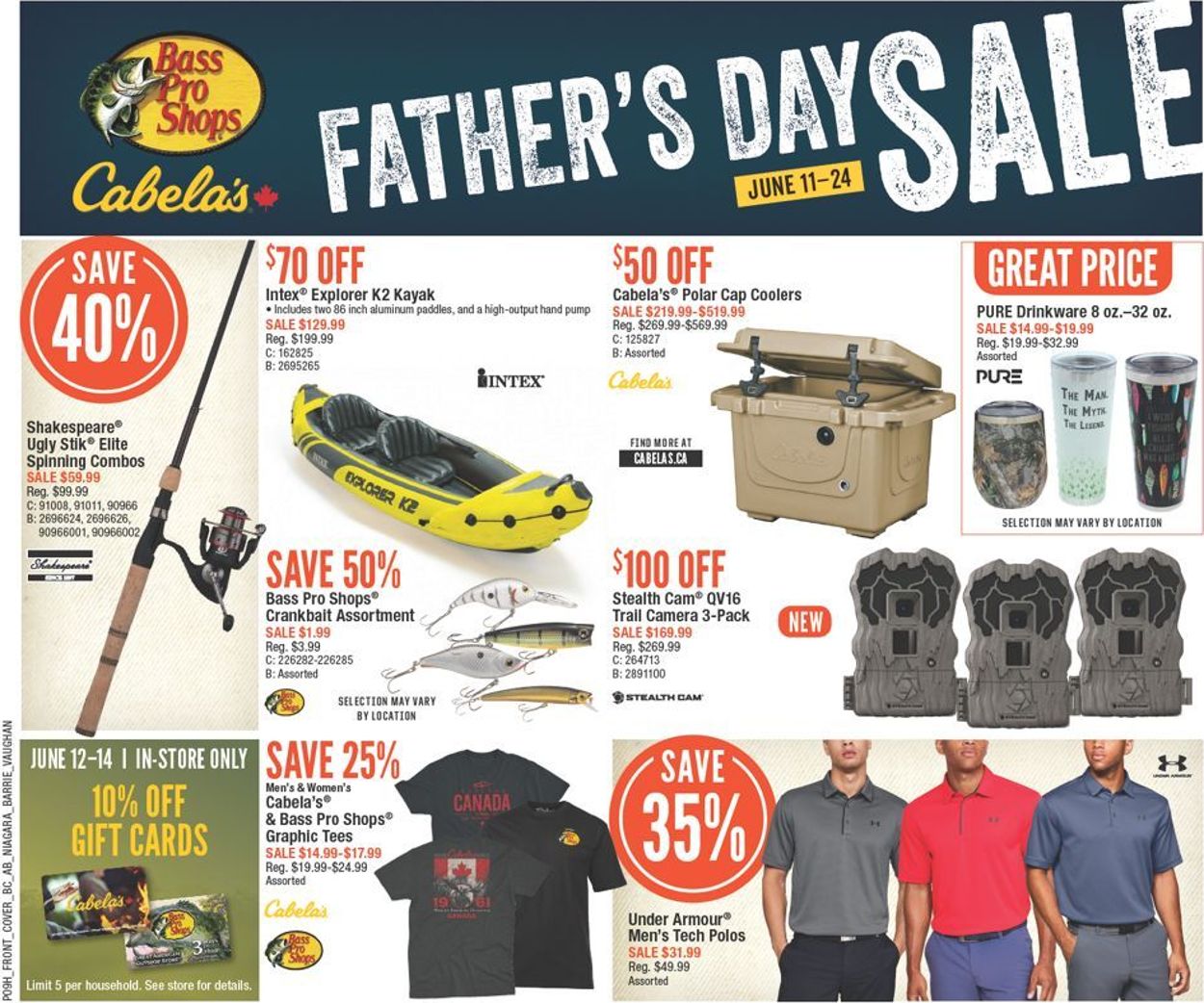 Bass Pro Flyer from 06/11/2020