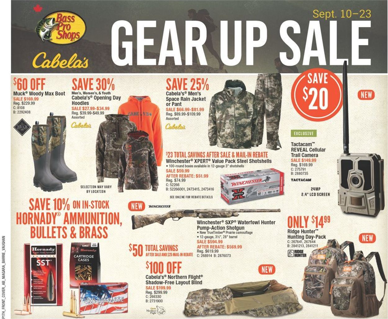 Bass Pro Flyer from 09/10/2020