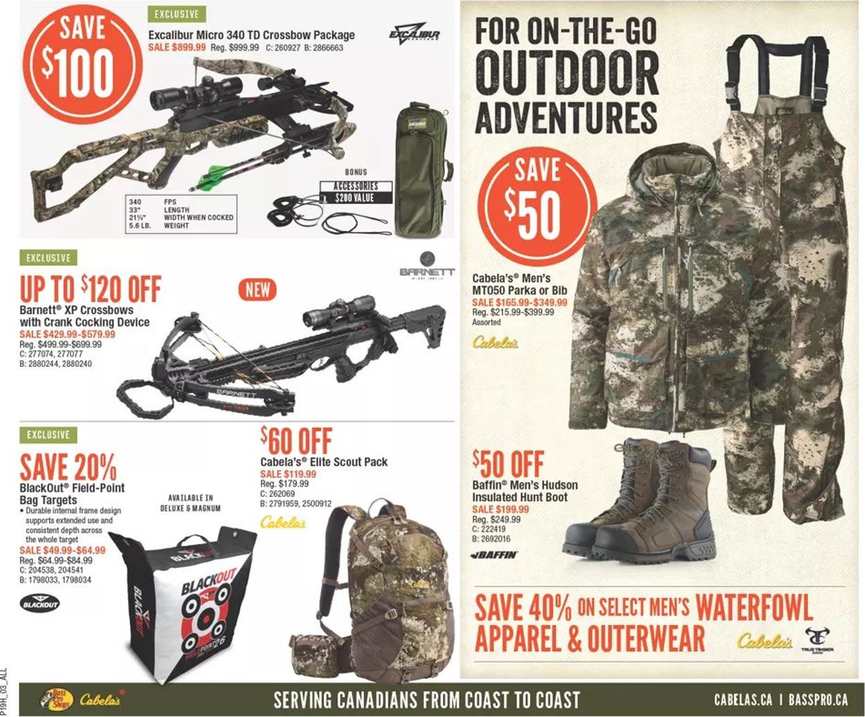 Bass Pro Flyer from 10/08/2020