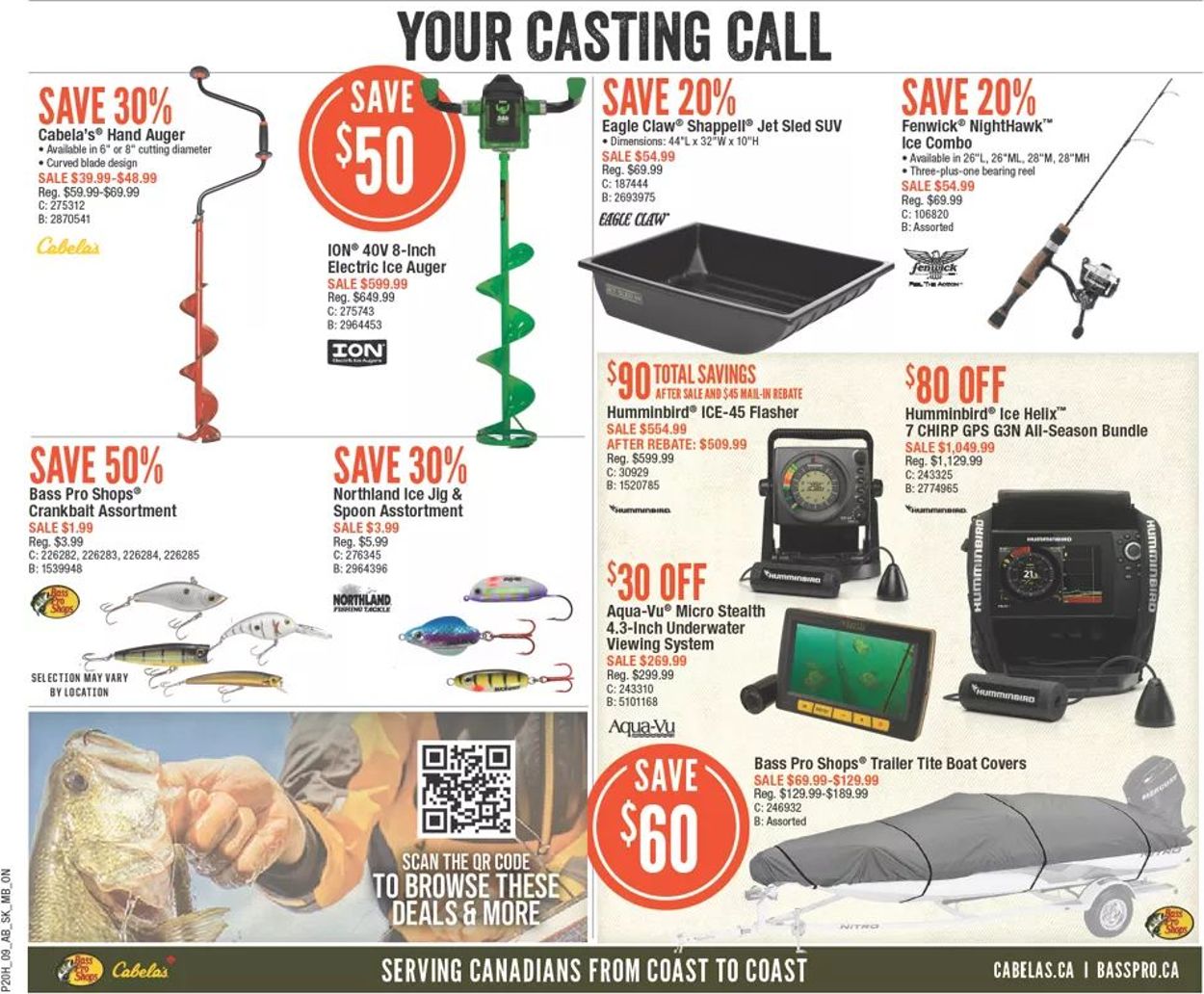 Bass Pro Flyer from 10/22/2020