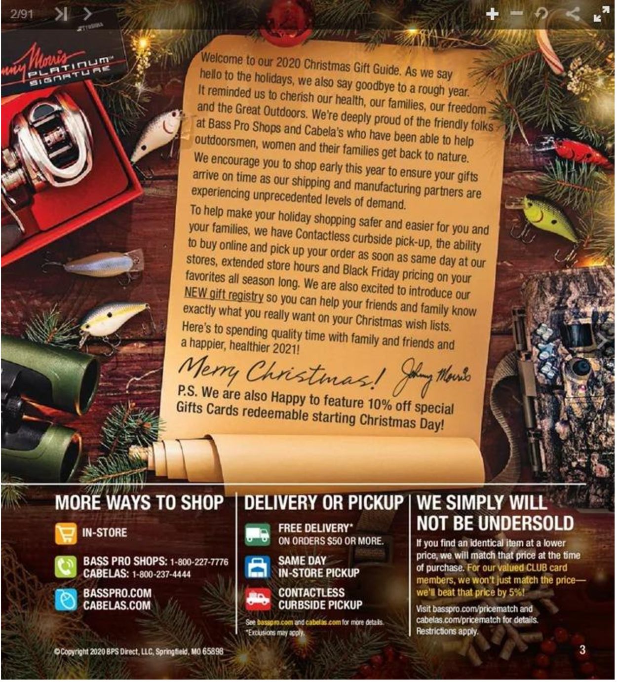 Bass Pro Flyer from 11/01/2020