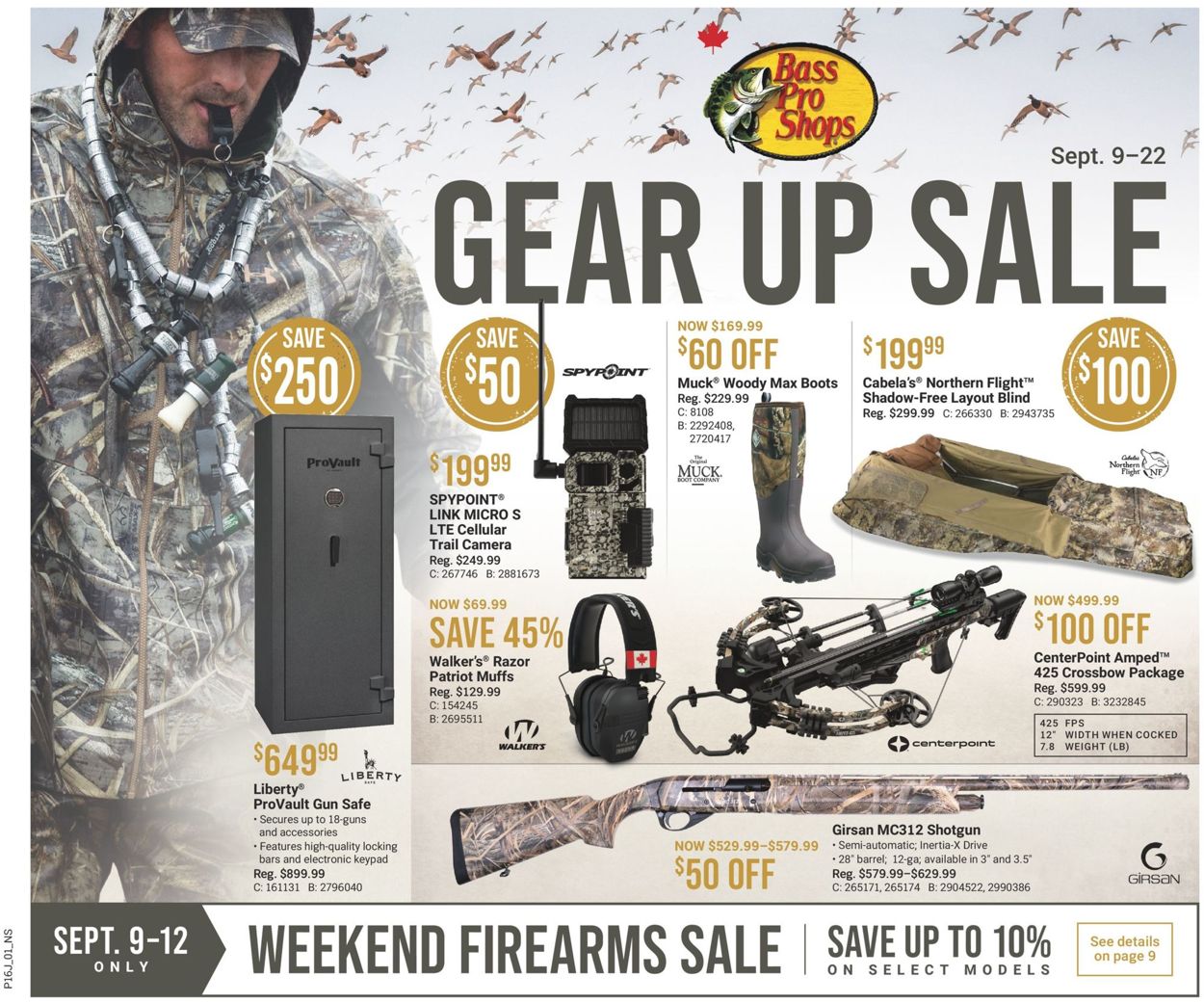 Bass Pro Flyer from 09/09/2021