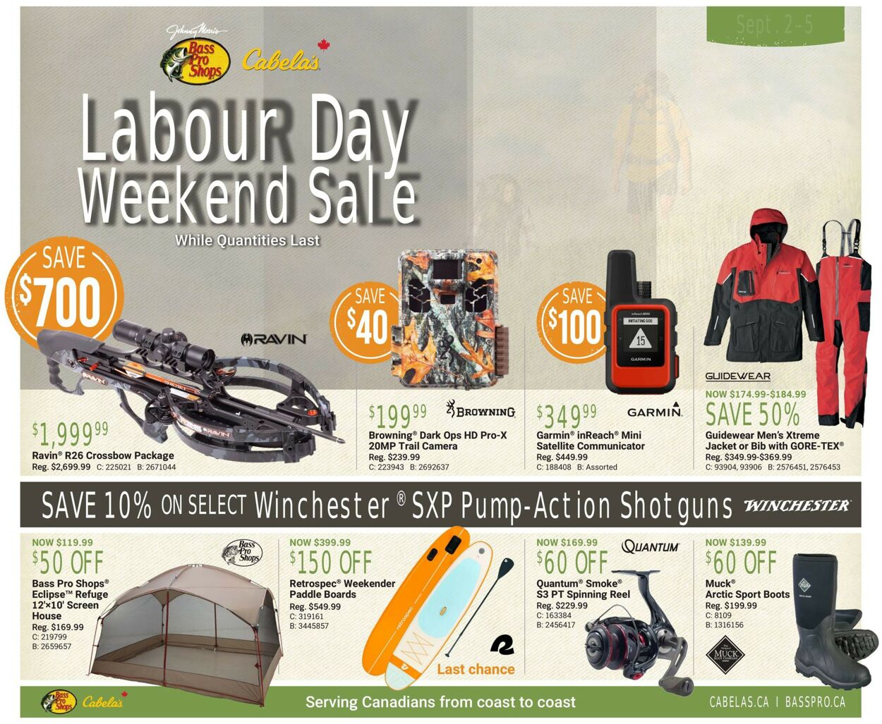 Bass Pro Flyer from 09/02/2022