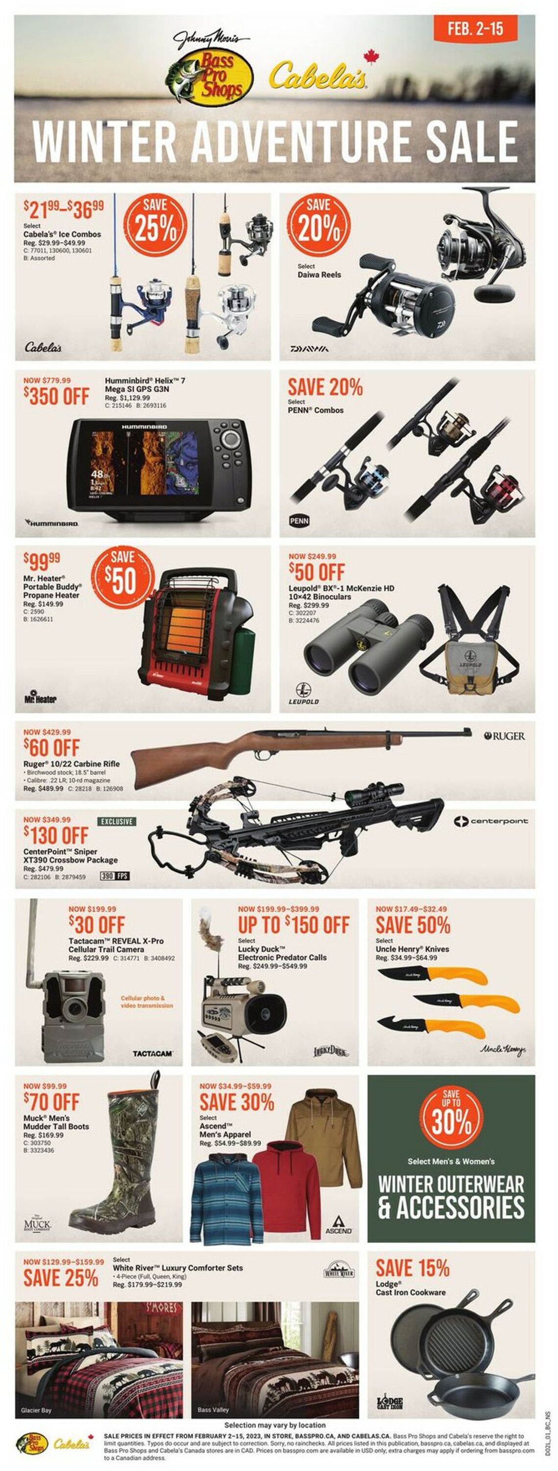 Bass Pro Flyer from 02/02/2023