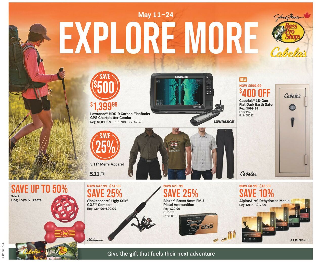 Bass Pro Flyer from 05/11/2023