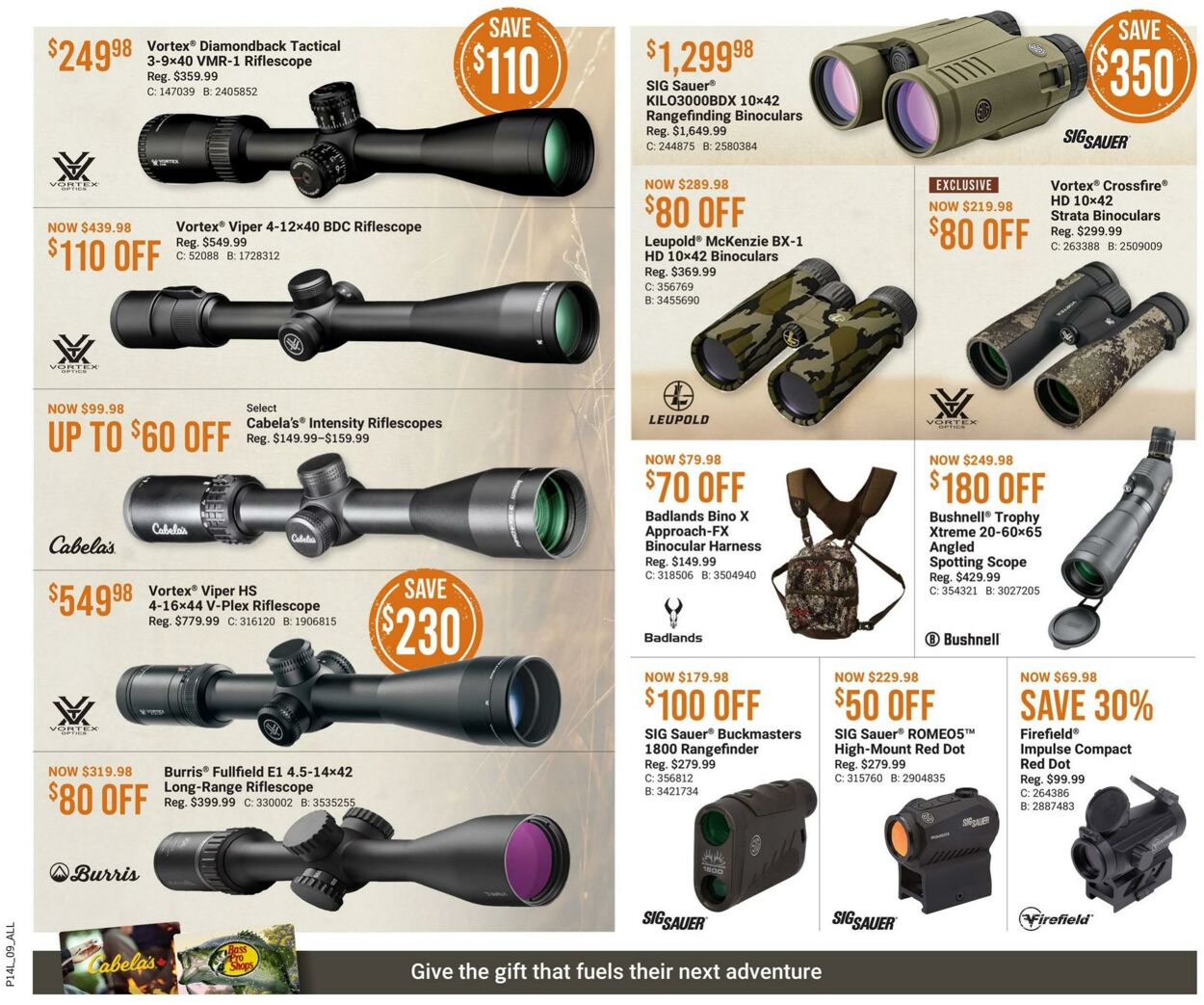 Bass Pro Flyer from 09/14/2023
