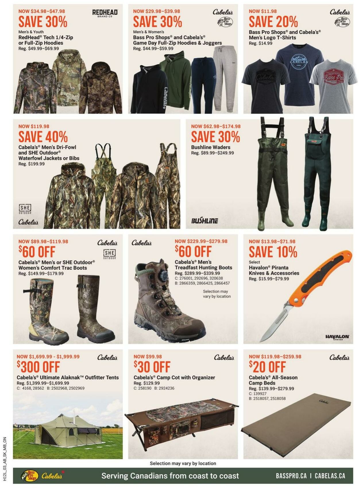 Bass Pro Flyer from 09/21/2023