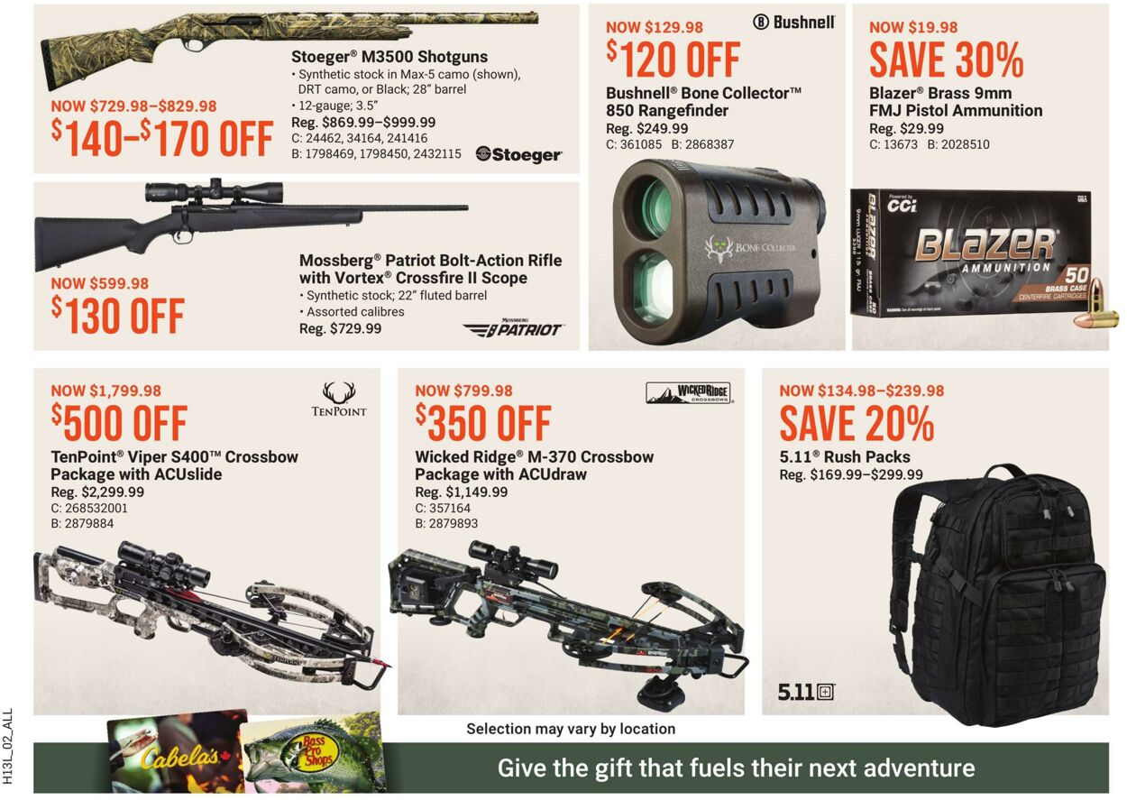 Bass Pro Flyer from 10/06/2023