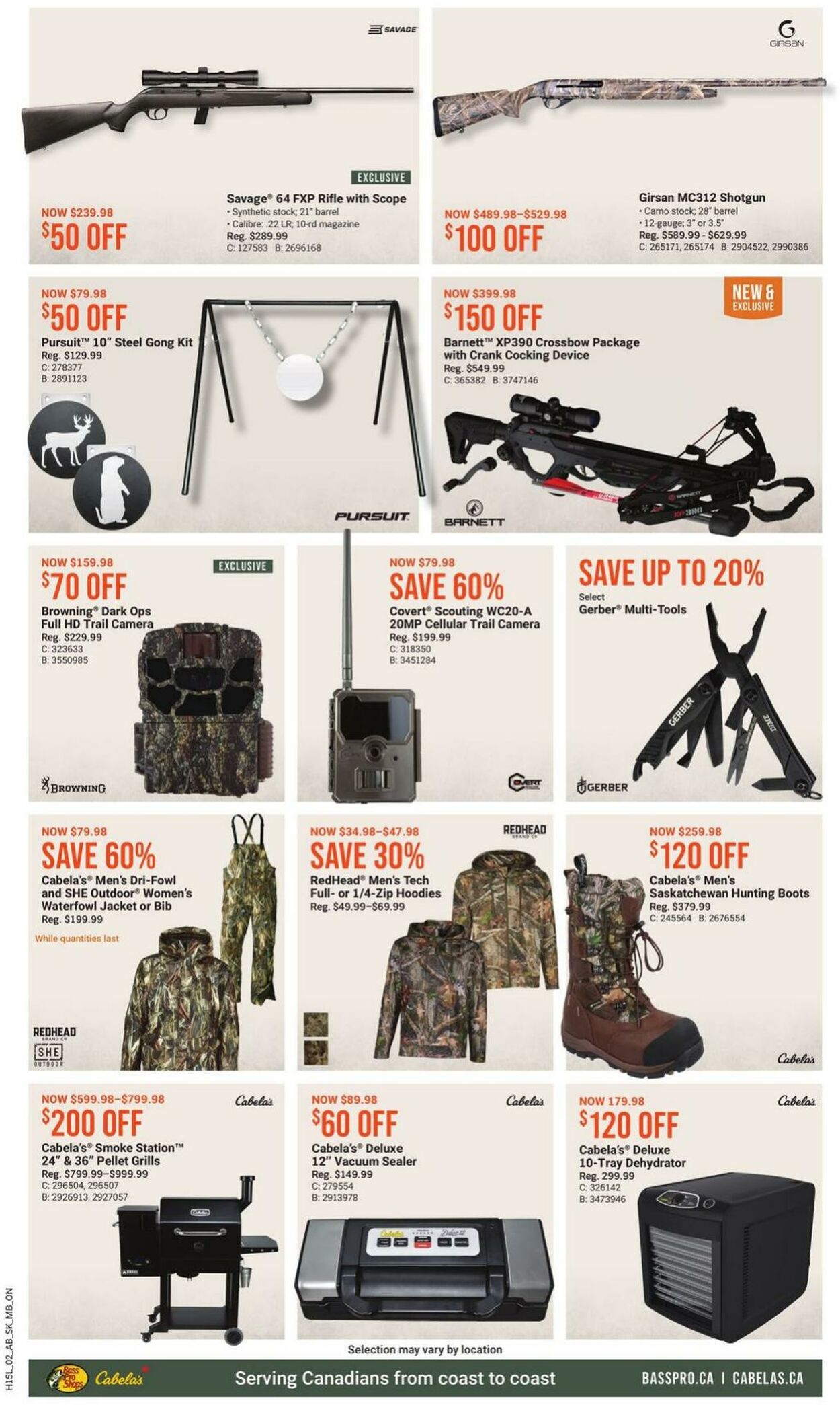 Bass Pro Flyer from 11/03/2023