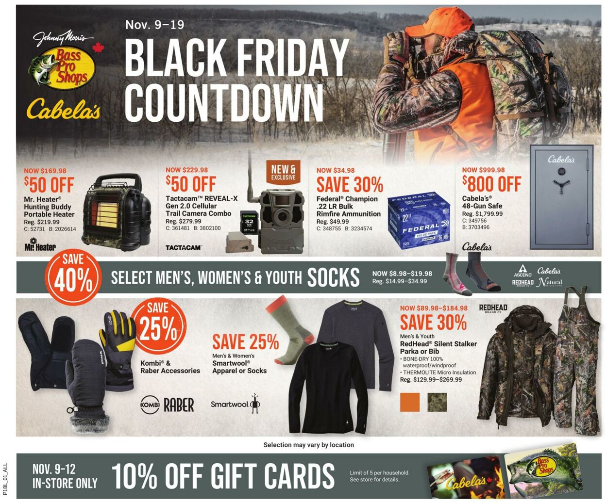 Bass Pro Flyer from 11/09/2023