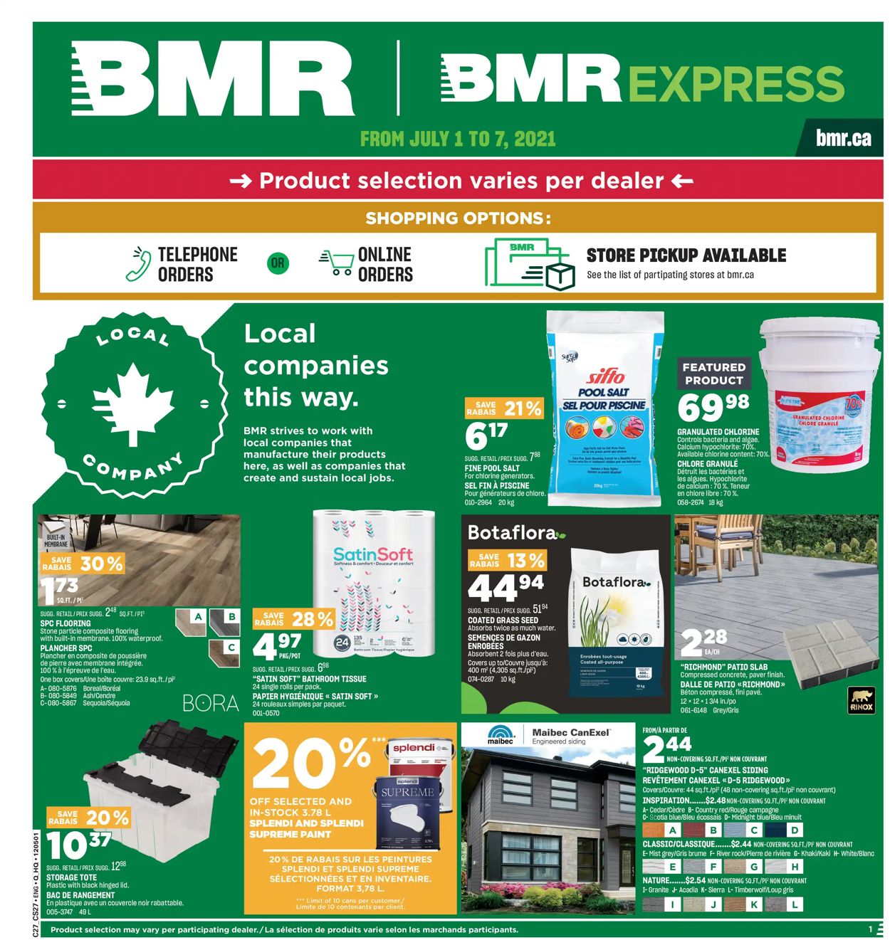 BMR Flyer from 07/01/2021