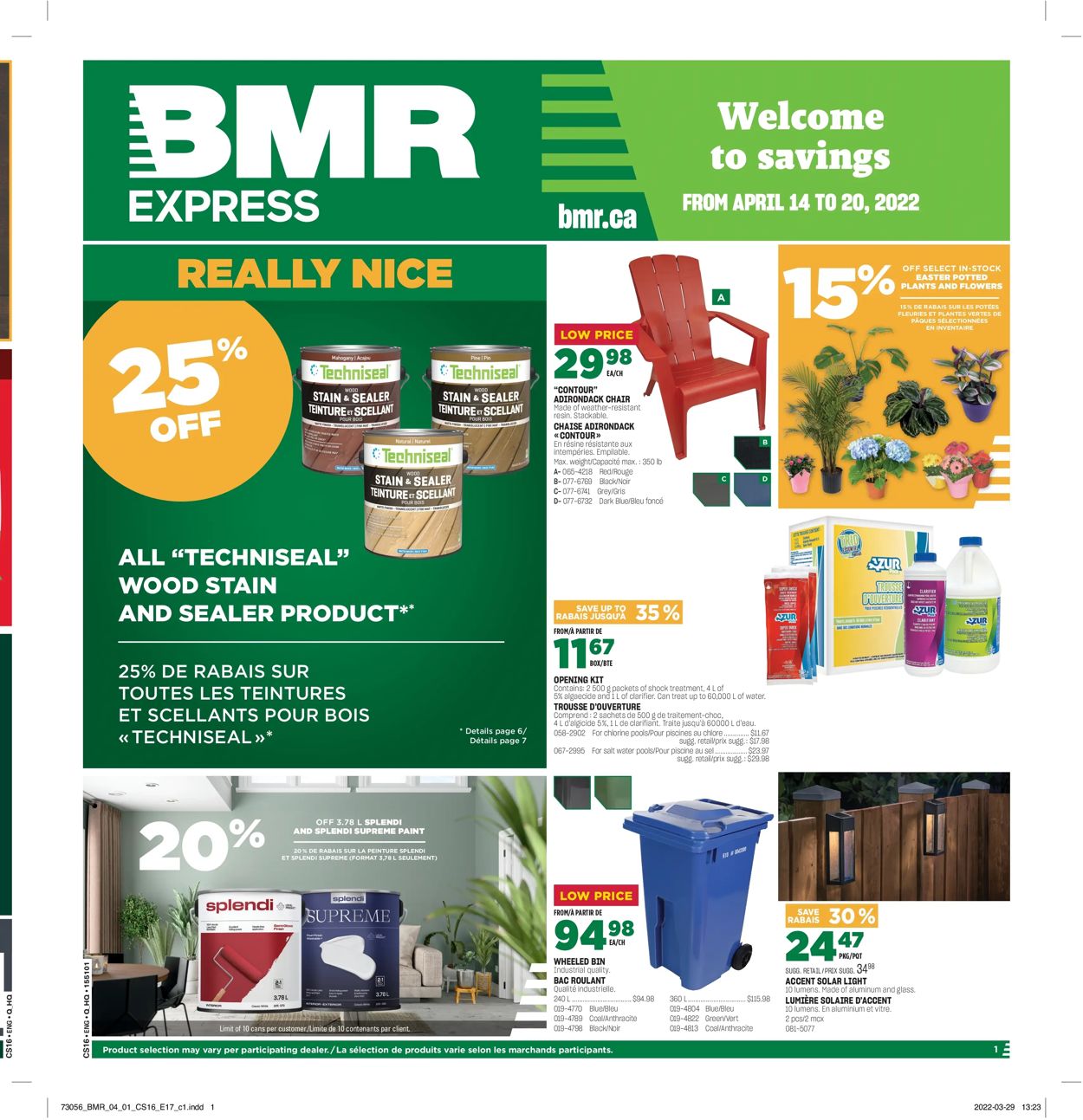 BMR Flyer from 04/14/2022