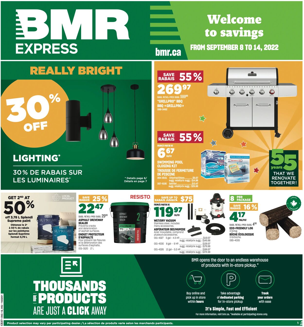 BMR Flyer from 09/08/2022