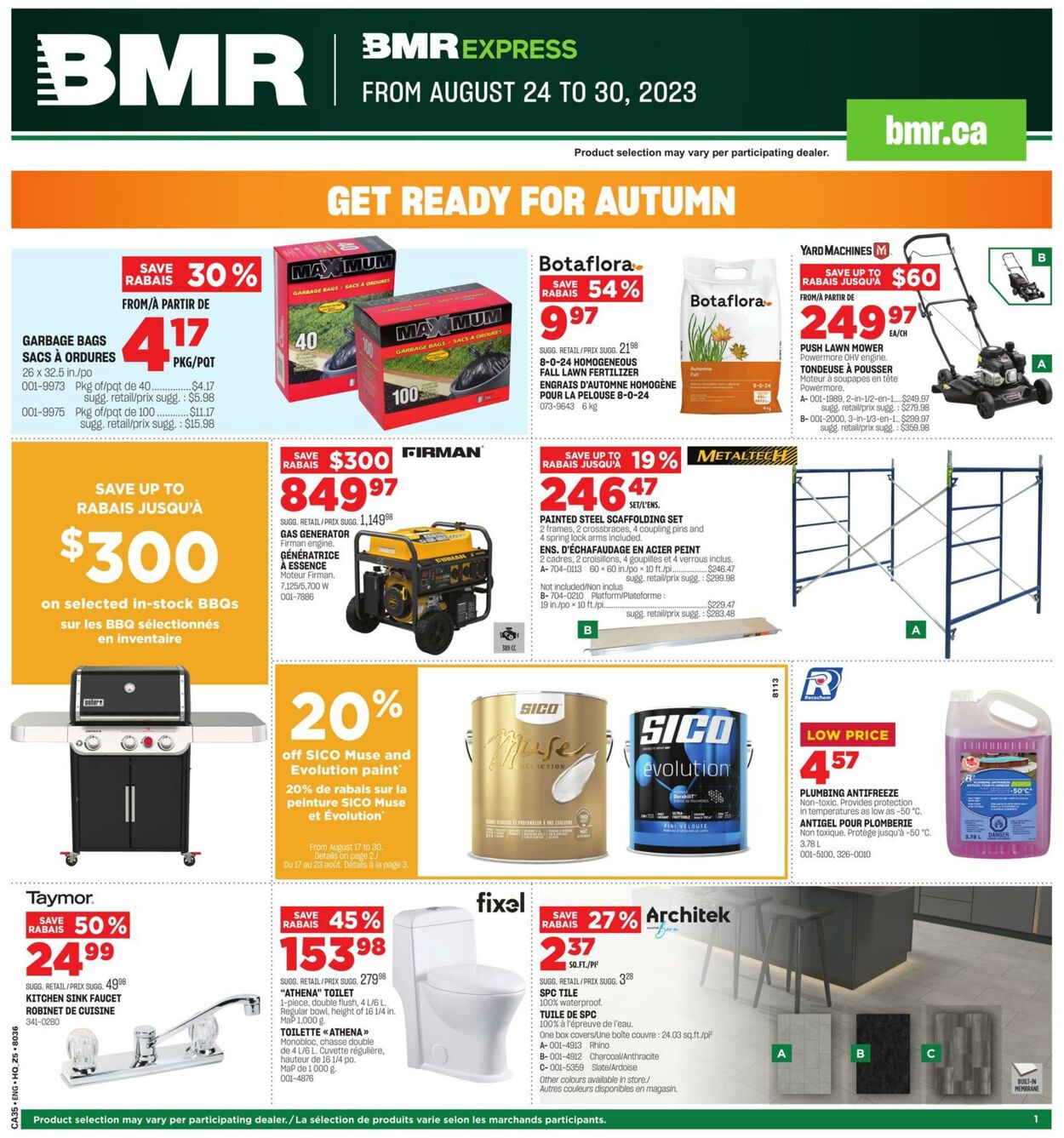 BMR Flyer from 08/24/2023