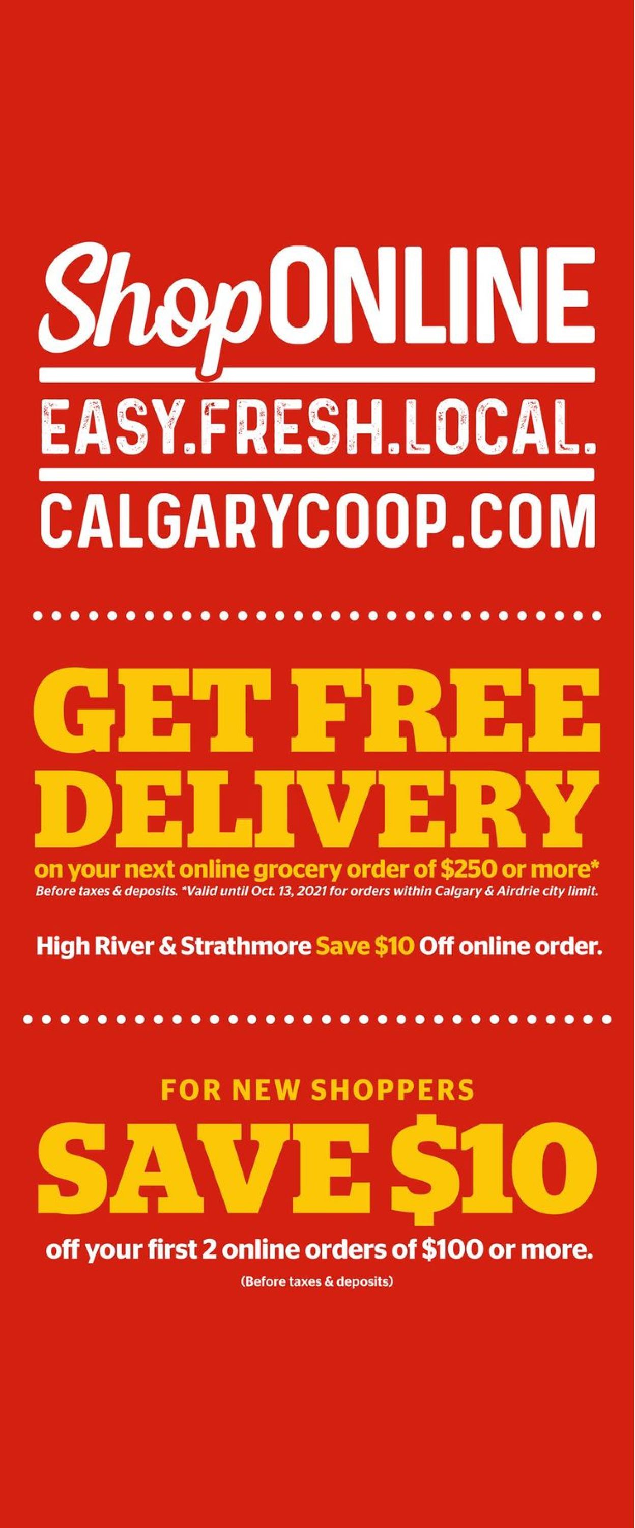 Calgary Co-op Flyer from 10/07/2021