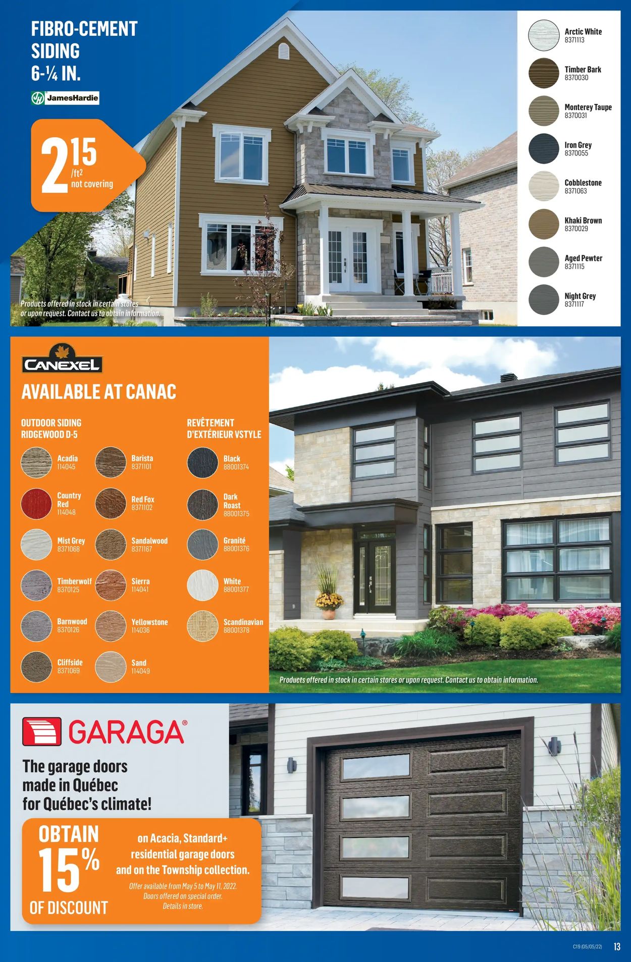 Canac Flyer from 05/05/2022