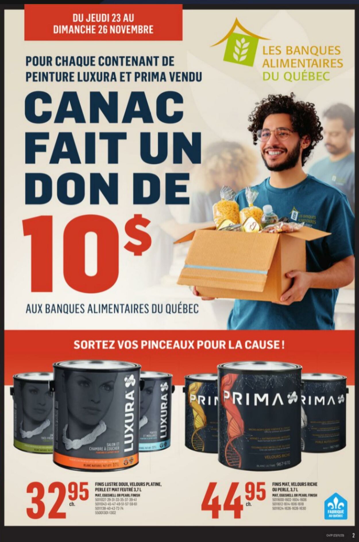 Canac Flyer from 11/23/2023