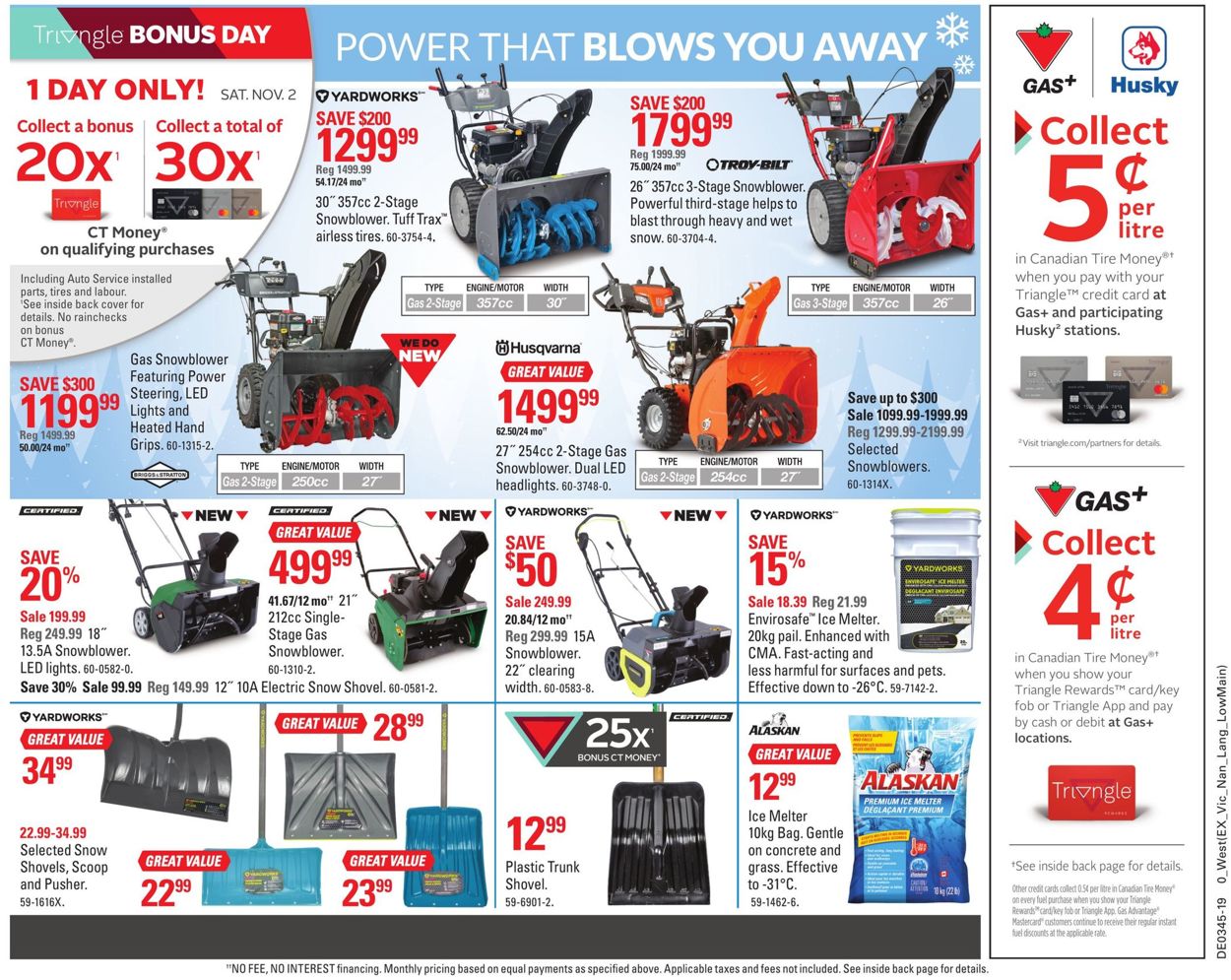 Canadian Tire Flyer from 11/01/2019