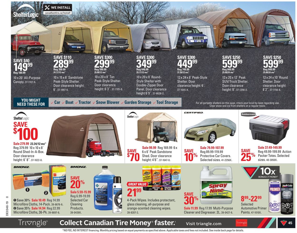 Canadian Tire Flyer from 11/08/2019