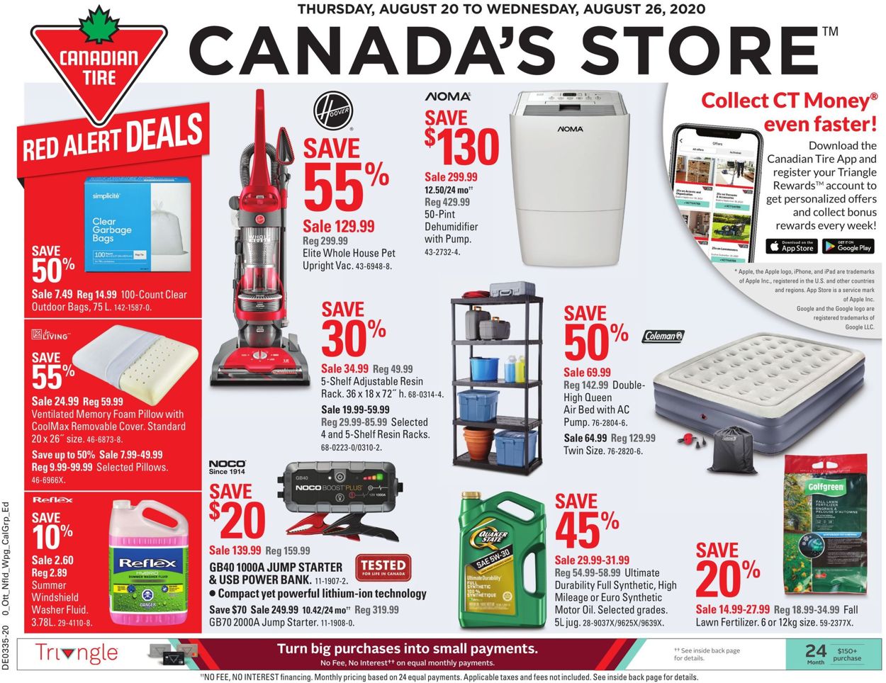 Canadian Tire Flyer from 08/20/2020