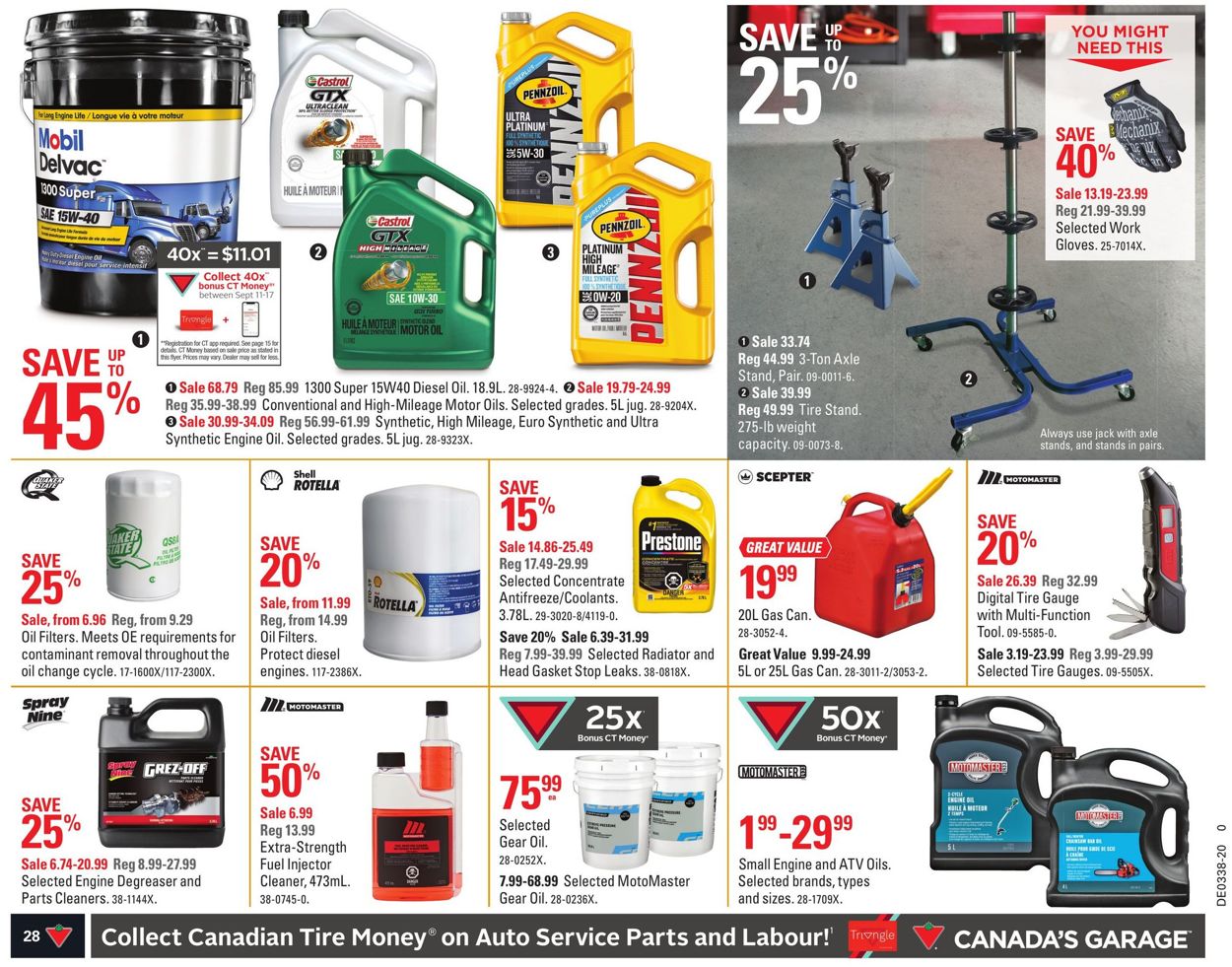 Canadian Tire Flyer from 09/10/2020