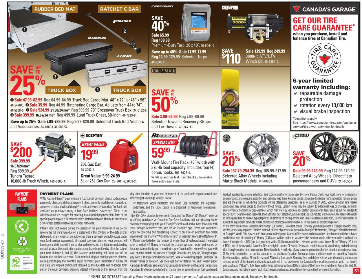 Canadian Tire Flyer from 09/17/2020