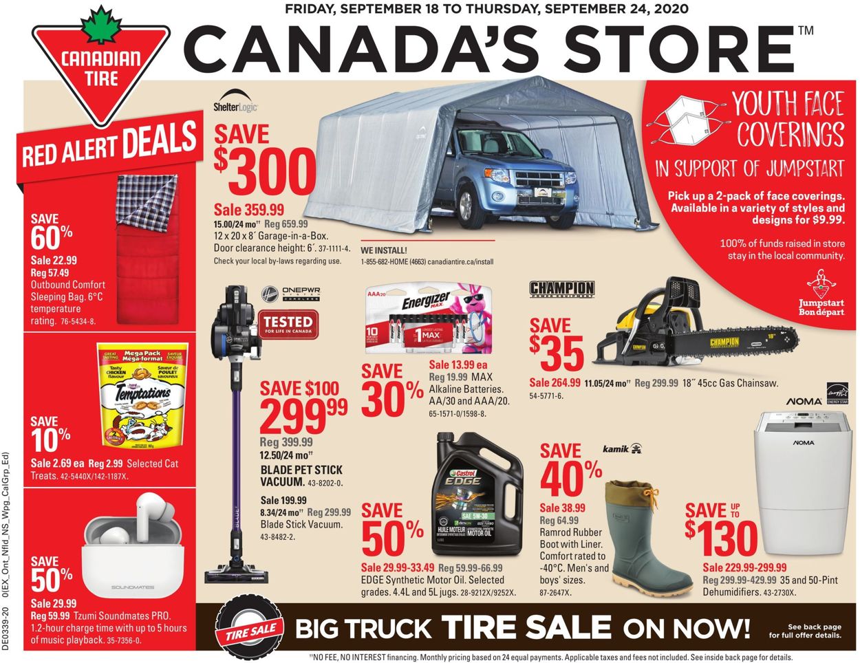 Canadian Tire Flyer from 09/18/2020