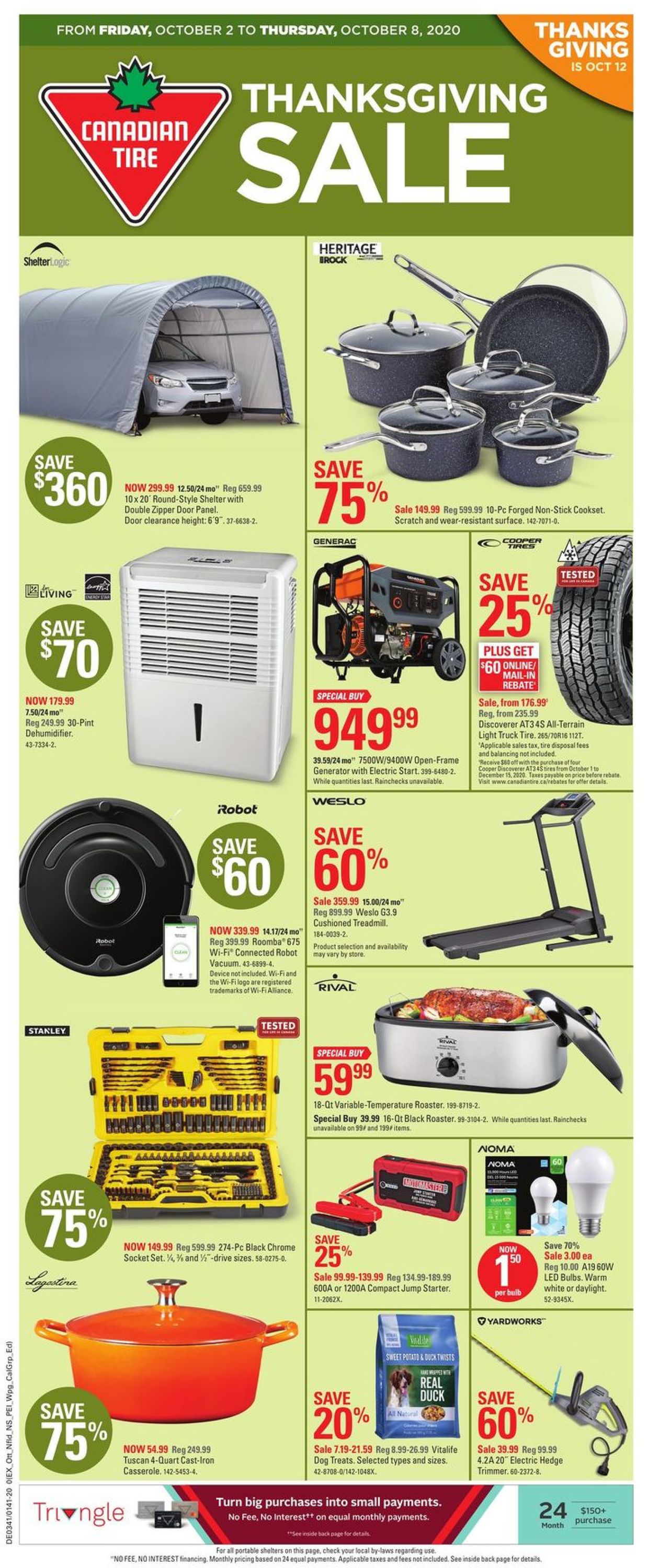 Canadian Tire Flyer from 10/02/2020
