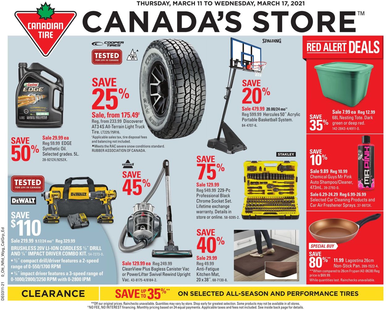 Canadian Tire Flyer from 03/11/2021
