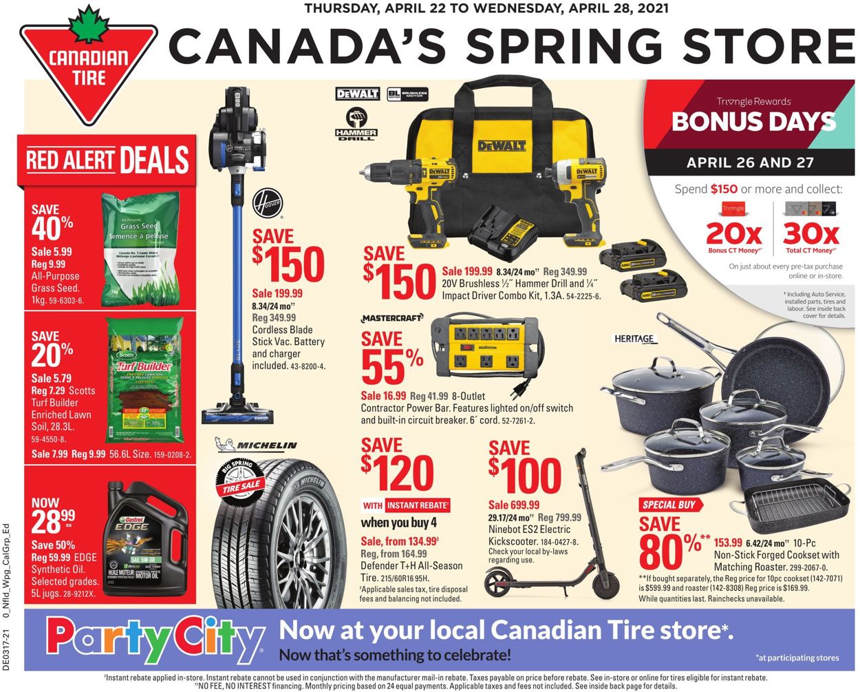 Canadian Tire Flyer from 04/22/2021