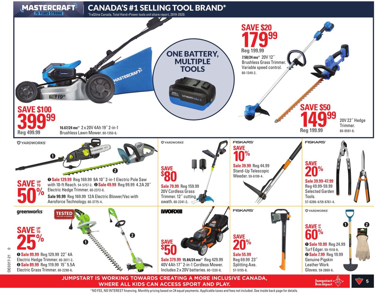 Canadian Tire Flyer from 04/22/2021